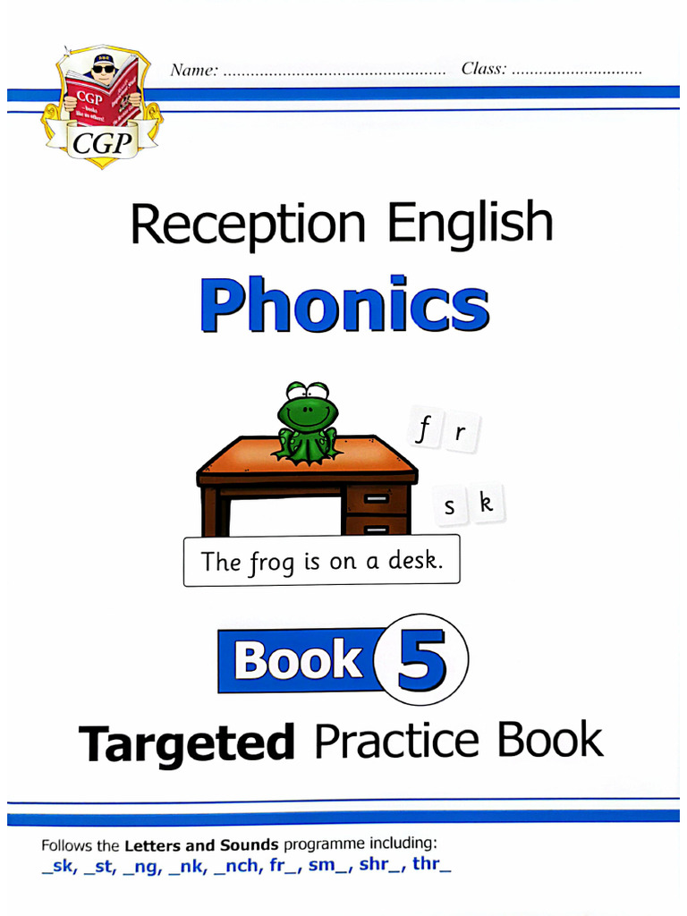 CGP Reception English Phonics Book 5 | PDF
