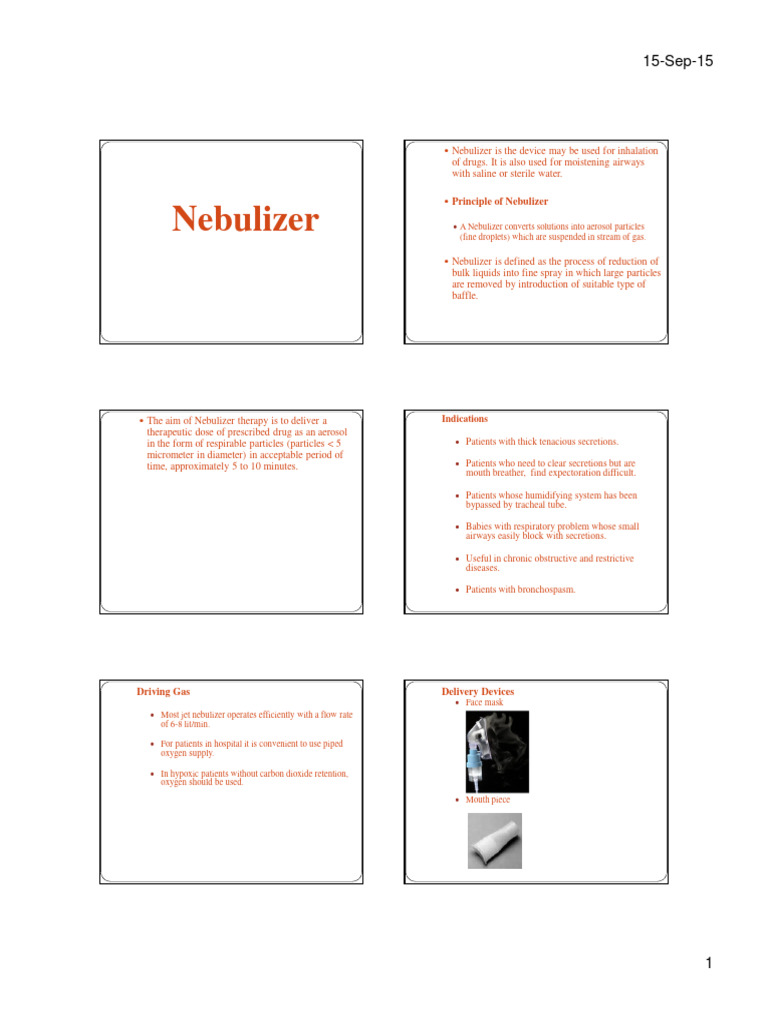 Nebulizer [Compatibility Mode] | PDF