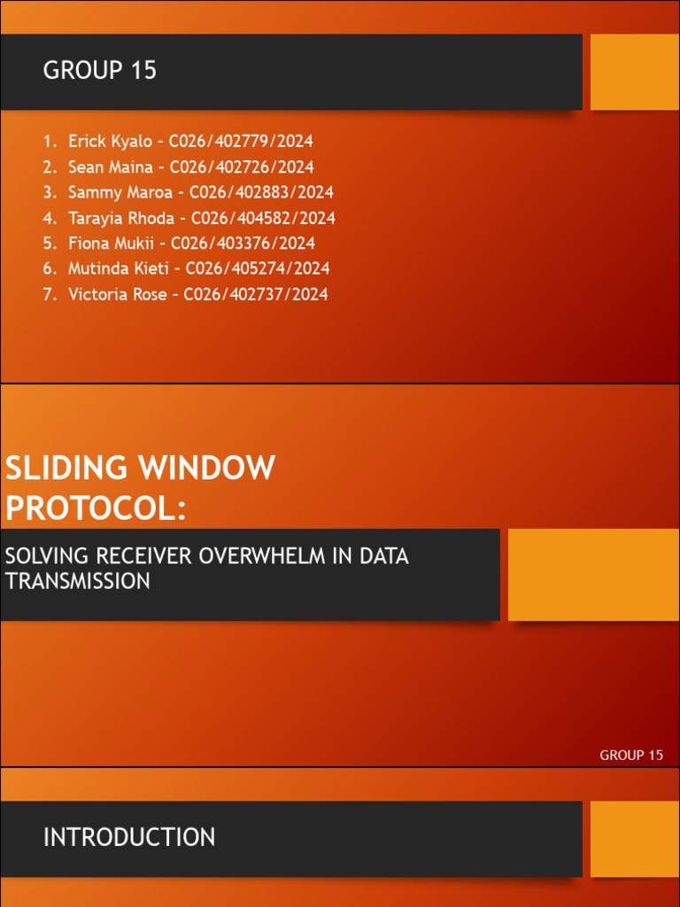 Sliding Window Protocol (2) | PDF | Transmission Control Protocol ...