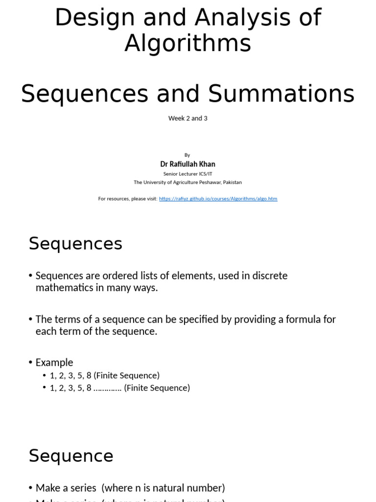 2. Series and Summitions | PDF | Summation | Discrete Mathematics