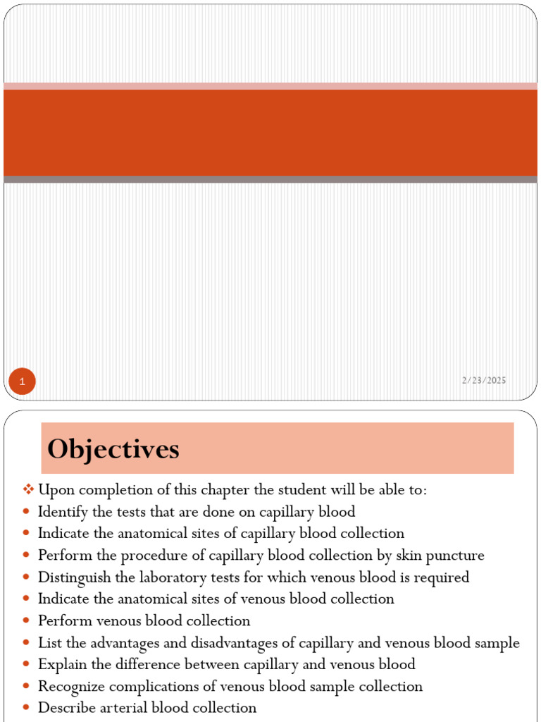 3 Whole Blood Collection.pptx | PDF | Medicine | Hematology