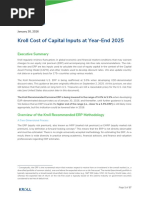 Kroll U.S. Equity Risk Premium Update 2025 | PDF | Inflation | European ...