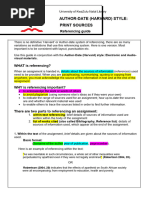 TSAR Footnote and Bibliography Guide | PDF