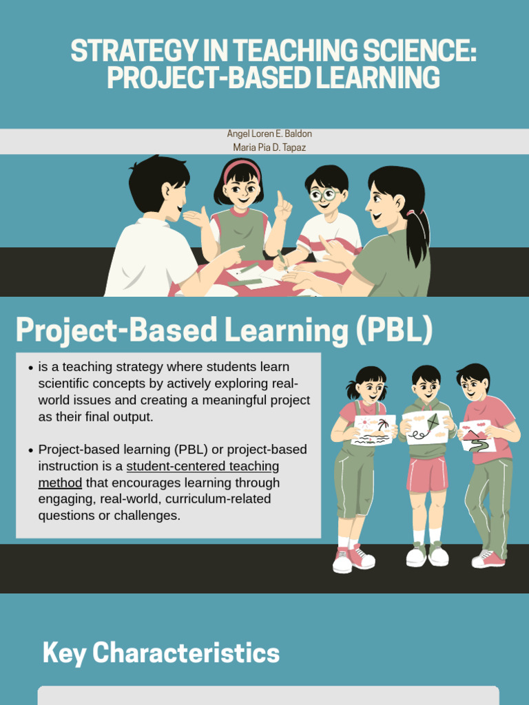 Problem Based Learning Education Presentation in Green Red Illustrated ...