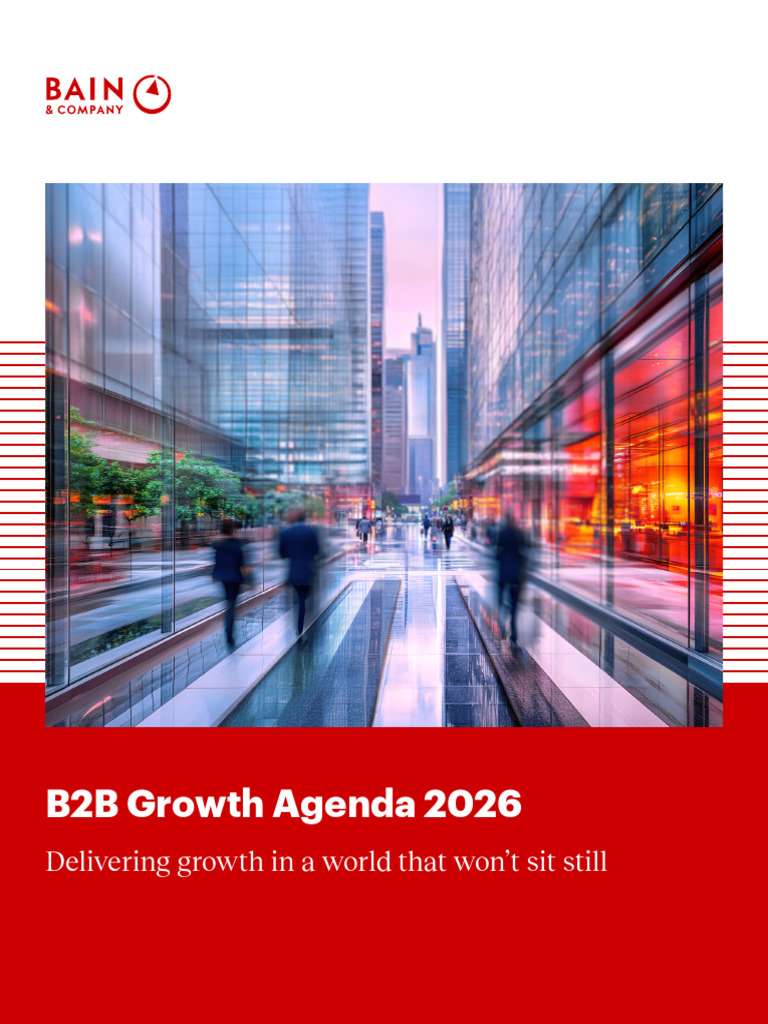 Bain Report b2b Growth Agenda-2026 | PDF | Sales | Marketing