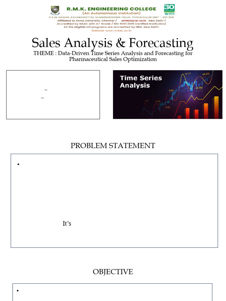 Sales Analysis & Forecasting | PDF | Autoregressive Integrated Moving ...