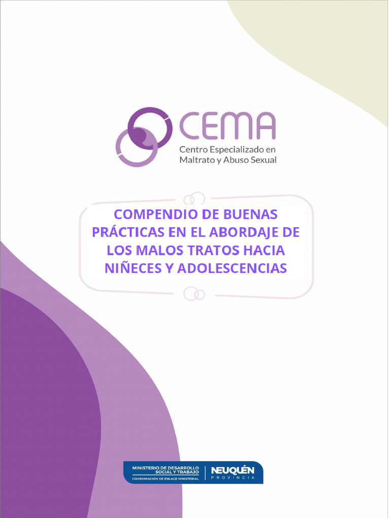 CEMA Compendio Final | PDF | Abuso infantil | Abuso sexual