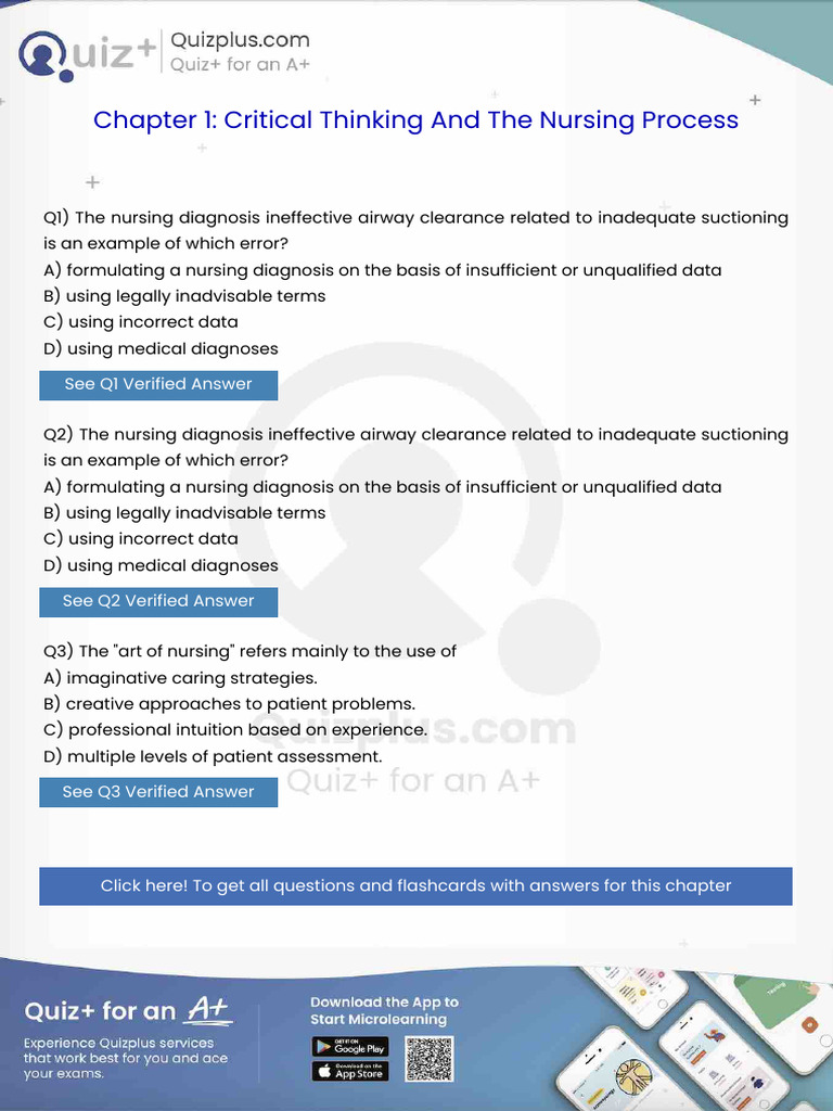 The Nursing Diagnosis Ineffective Airway Clearance Related to ...