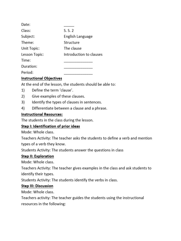 21836_The Structure 1 | PDF | Clause | Phrase