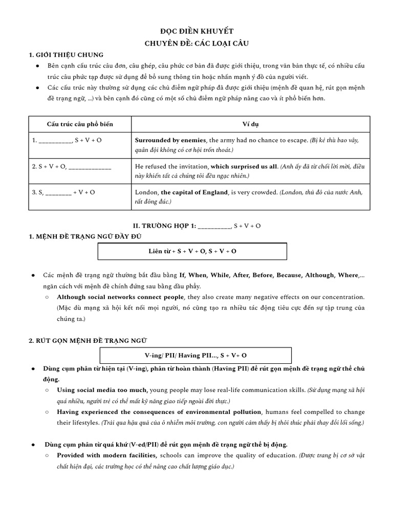 CHUYE%CC%82N %C4%90E%CC%82%CC%80 CA%CC%81C LOA%CC%A3I CA%CC%82U.pdf | PDF