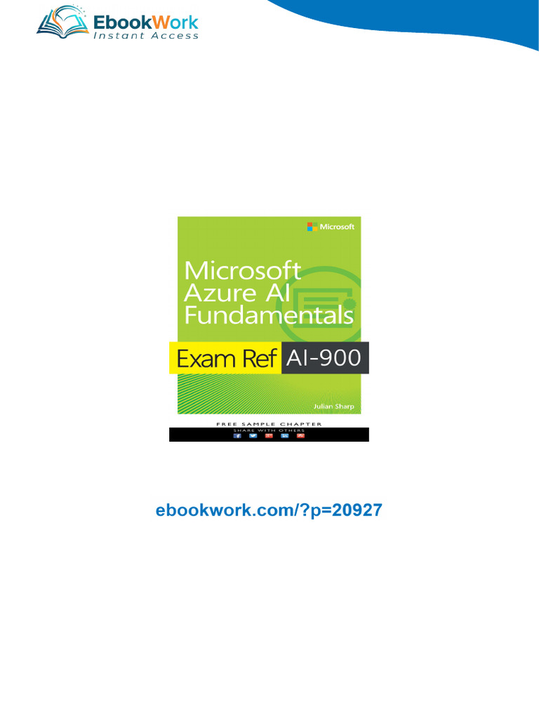 Exam Ref AI-900 Microsoft Azure AI Fundamentals Julian Sharp full ebook ...