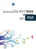 Manual Galaxy Note