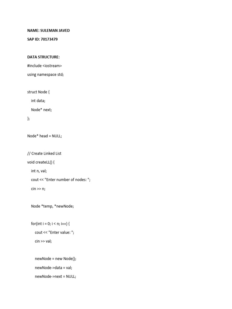 Data Structure Lab 31 | PDF | Computer Data | Computer Programming