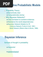 Alternative Probabilistic Models: Probability Theory