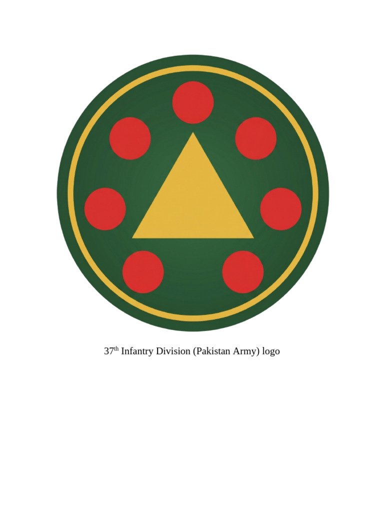 37th Infantry Division (Pakistan Army) Logo | PDF