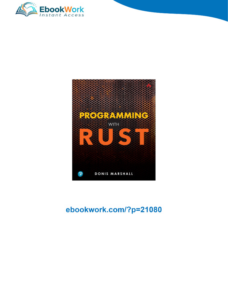 Programming with Rust Donis Marshall digital edition | PDF | Pointer ...