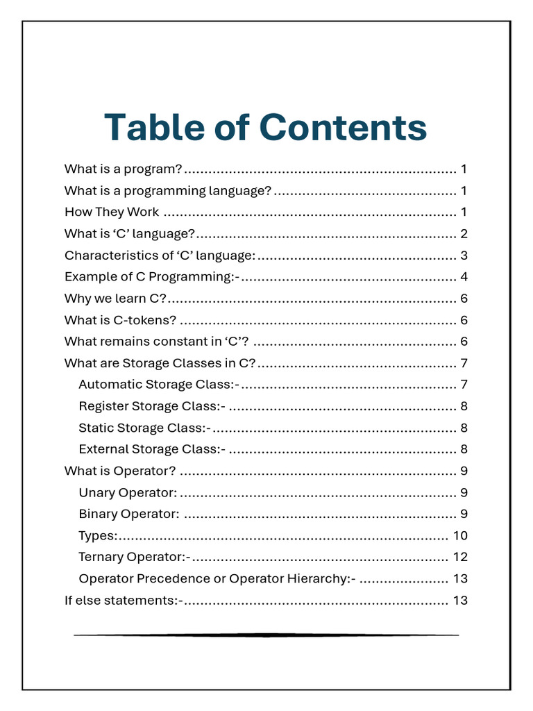 C Language Assignment FINAL | PDF | Programming Language | Pointer ...