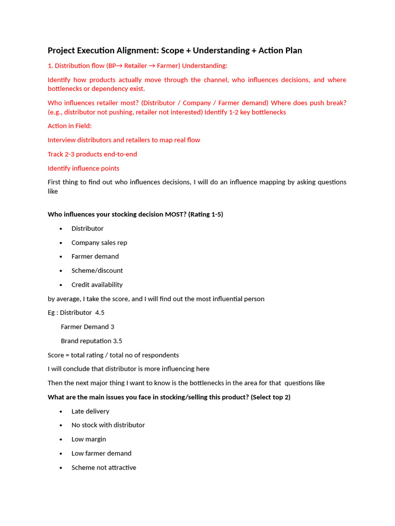 Project Execution Alignment | PDF | Retail | Financial Markets
