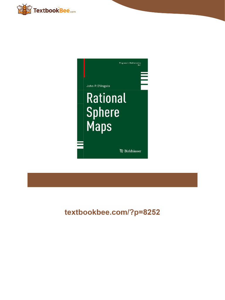 Rational Sphere Maps 1st Edition John P. D’Angelo complete digital ...