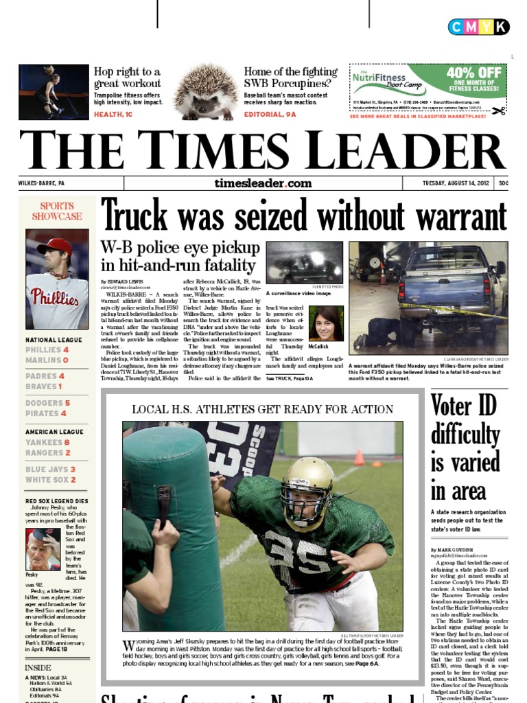 Times Leader 08 14 12 Pdf Lottery Prosecutor
