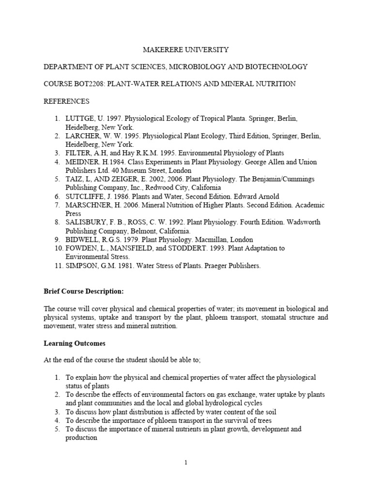 Water Stress | PDF | Diffusion | Chemical Bond