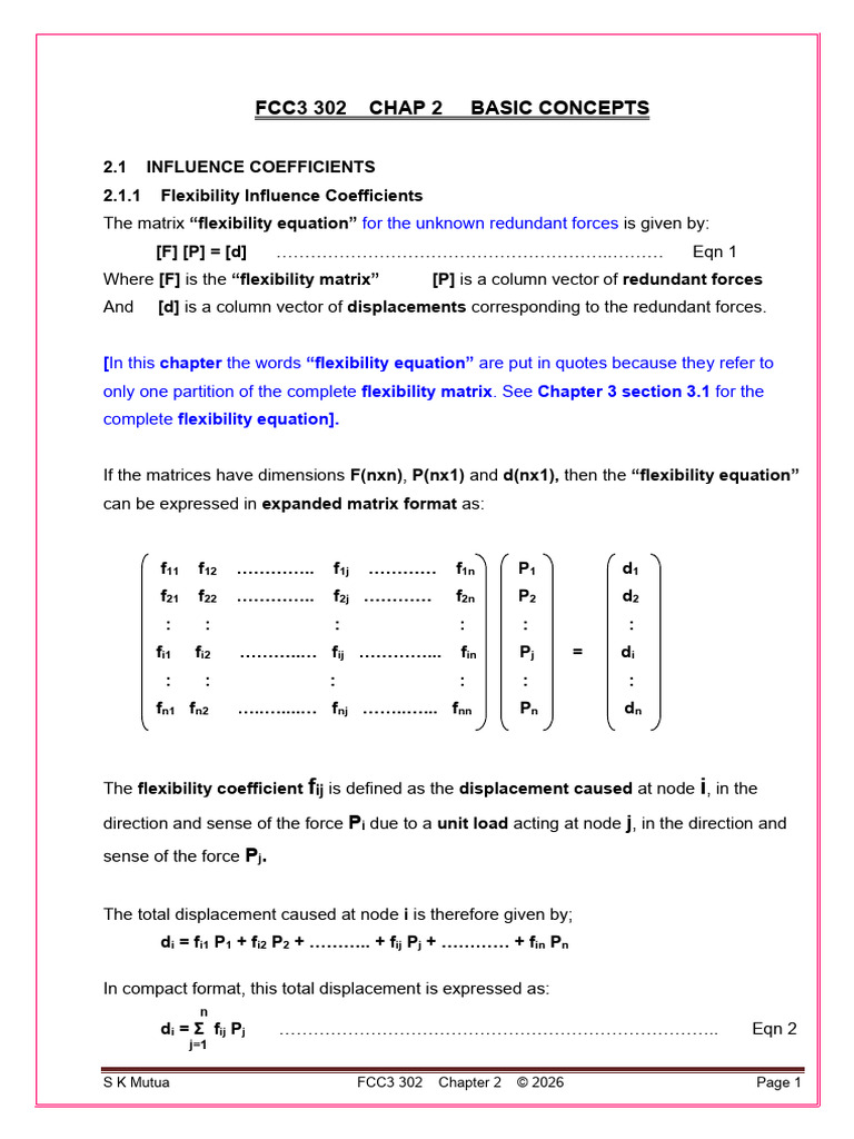 FCC3 302 Chap 2 Basic Concepts | PDF