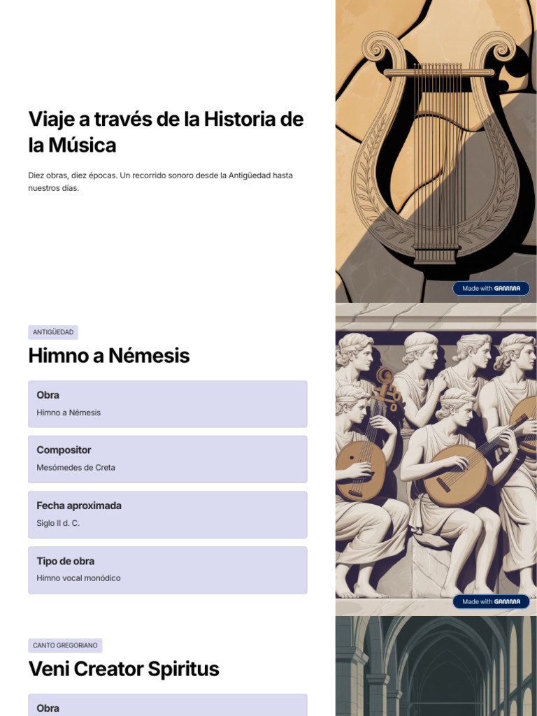Viaje a Traves de La Historia de La Musica | PDF