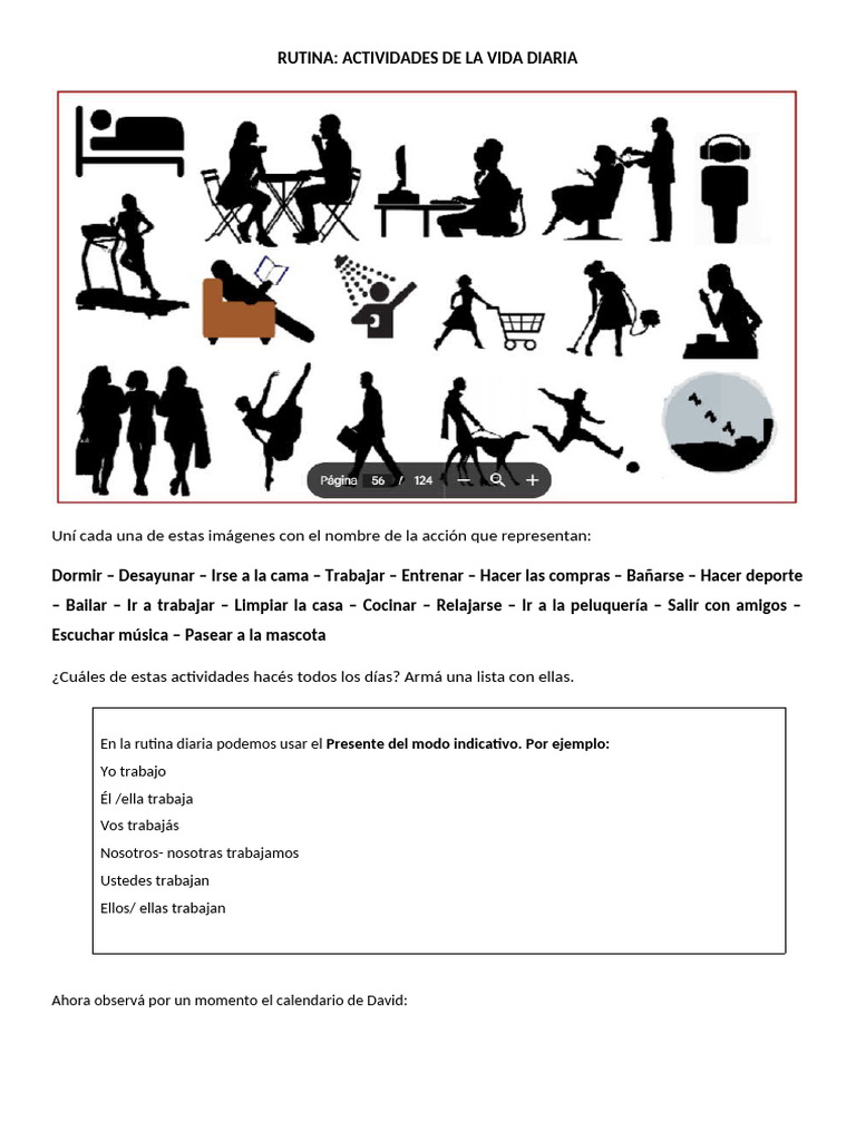 LA RUTINA DIARIA | PDF