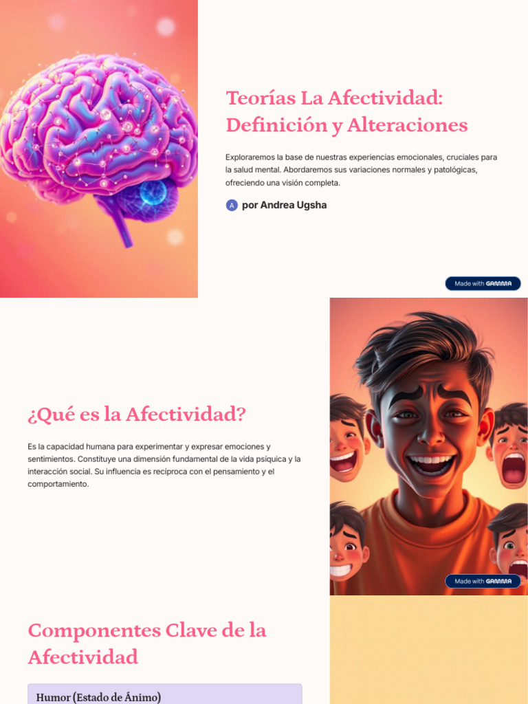 Teorias La Afectividad Definicion y Alteraciones | PDF | Manía | Las ...