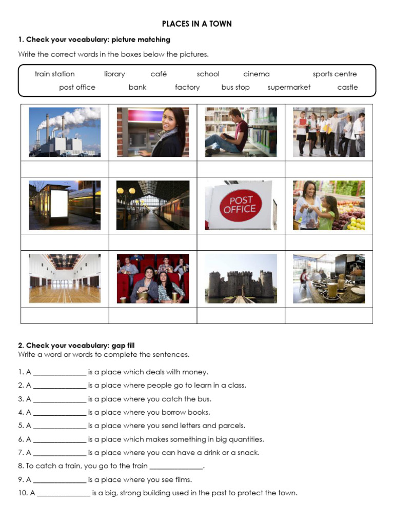 Extra Practice-matching Exercise | PDF
