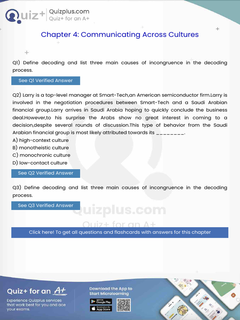 Define Decoding and List Three Main Causes of Incongruence in the ...
