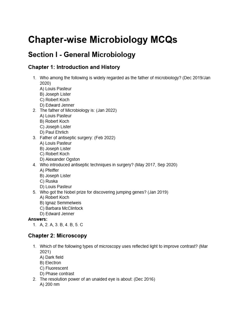 Microbiology - General micro | PDF | Sterilization (Microbiology ...
