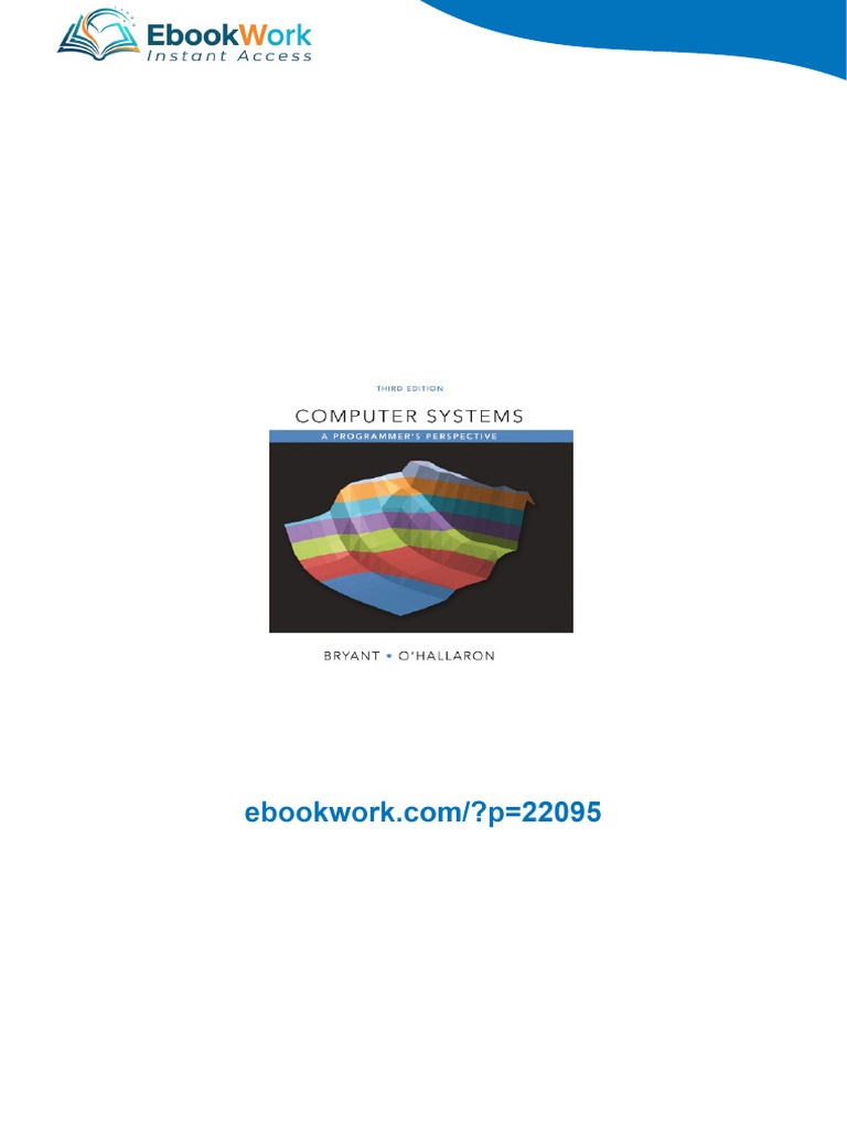 Computer Systems: A Programmer's Perspective 3rd Edition Bryant | PDF ...