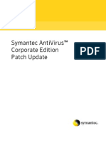 Symantec AntiVirus™ Corporate Edition Patch Update