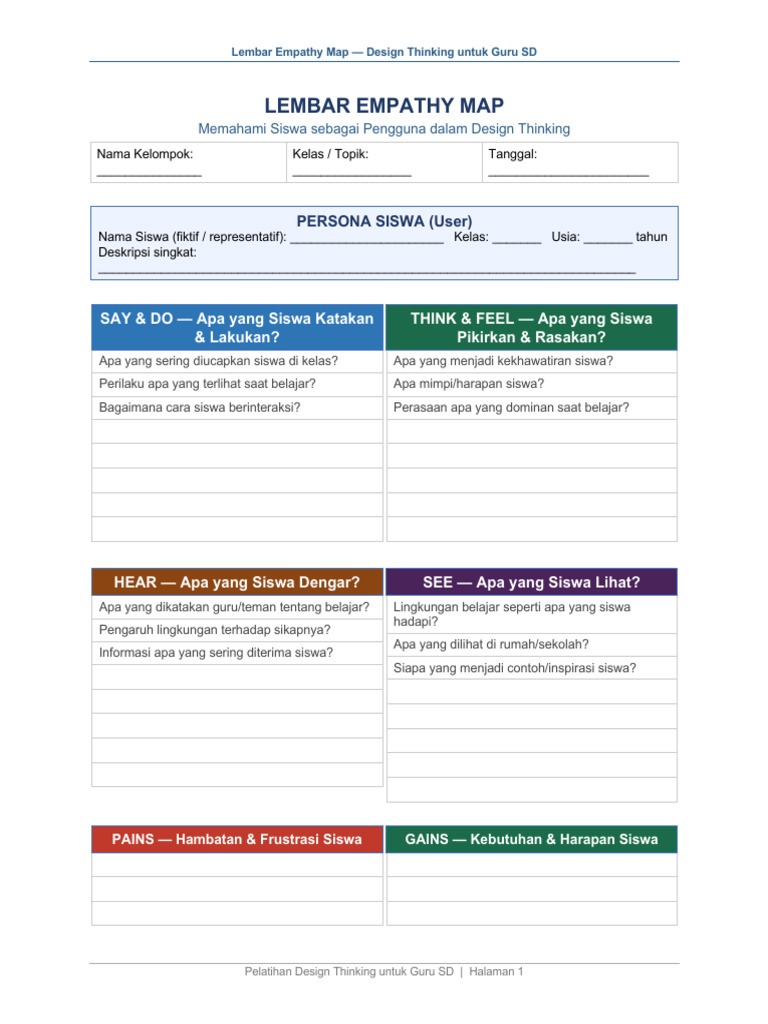 03 Lembar Empathy Map-task | PDF