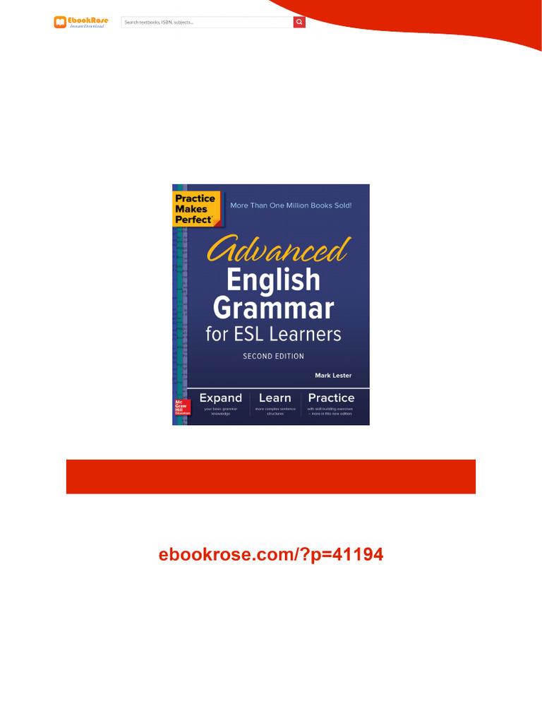 Practice Makes Perfect Advanced English Grammar for ESL Learners Second ...