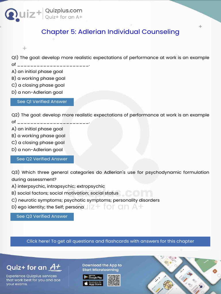The Goal Develop More Realistic Expectations of Performance at Work is ...