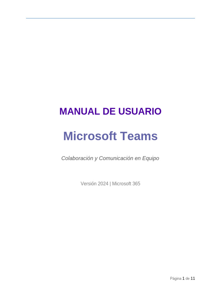 Manual Microsoft Teams | PDF | Chat en linea | Microsoft