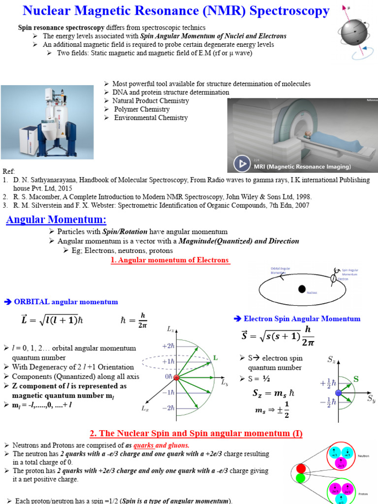 1. BV NMR Module 1 | PDF | Relaxation (Nmr) | Nuclear Magnetic Resonance