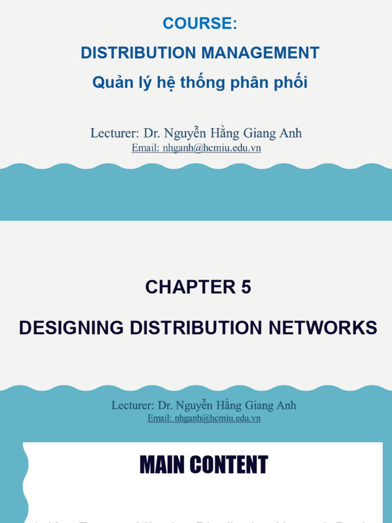 Chapter 5 - Designing Distribution Netwwork | PDF | Inventory | Logistics