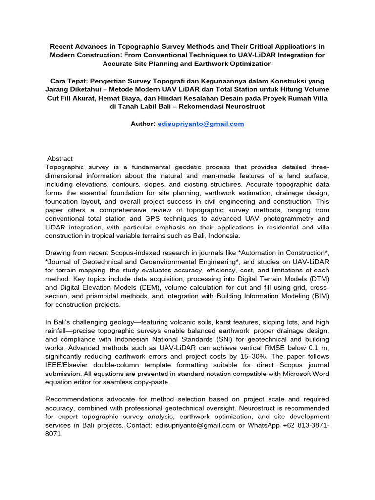3736-Recent Advances in Topographic Survey Methods and Their Critical ...