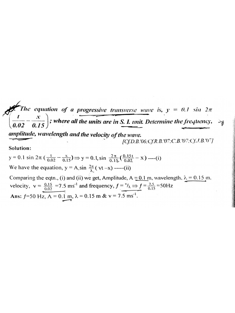 Math of Wave | PDF