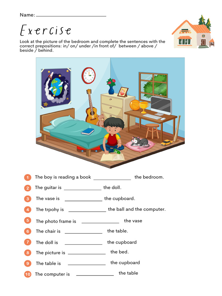 Soal Preposition of Place | PDF