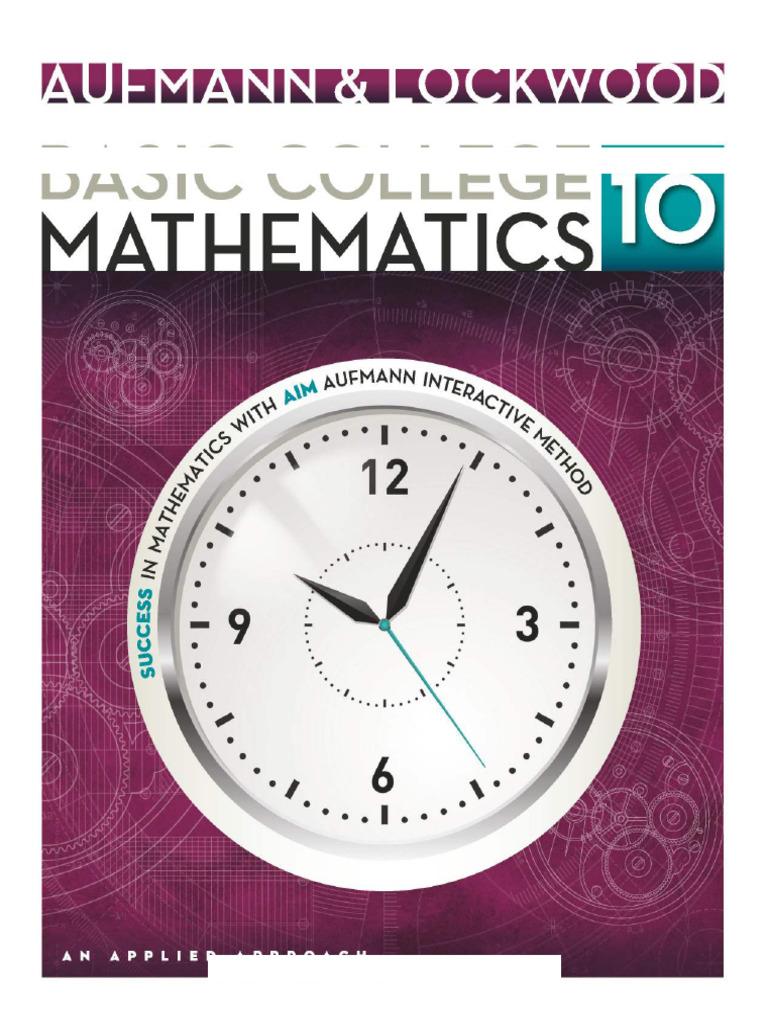 Basic College Mathematics: An Applied Approach (10th Edition) PDF | PDF ...