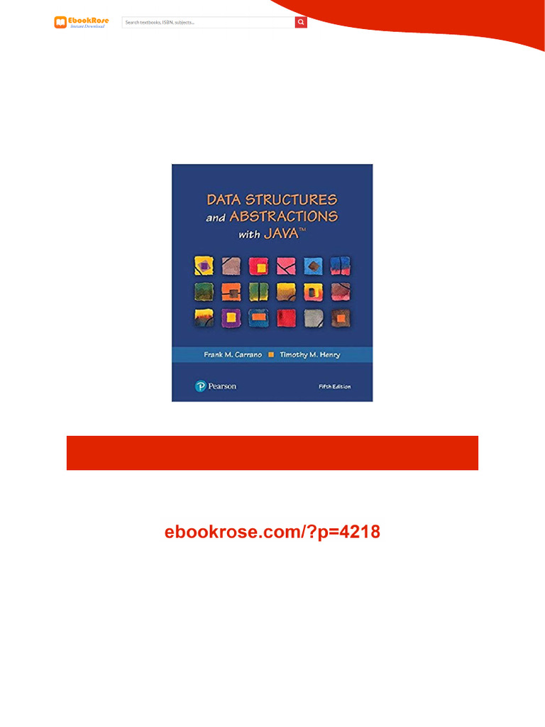 Read Data Structures and Abstractions with Java 5th Edition by Frank M ...