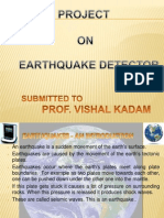 Project Report On Earthquake Detector