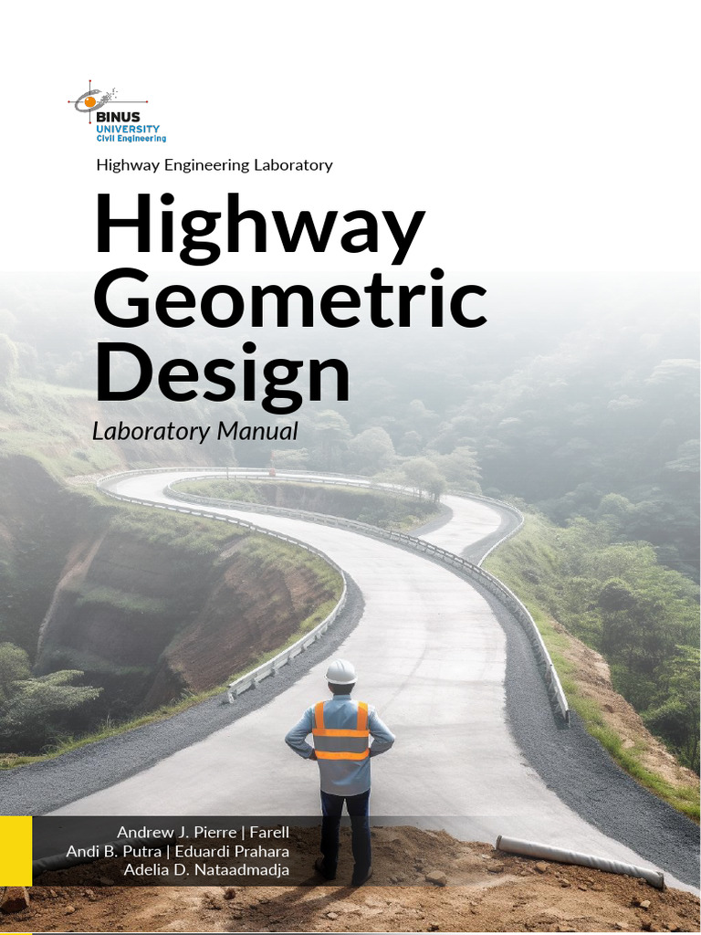 Highway Geometric Design Laboratory Manual - 2023 | PDF