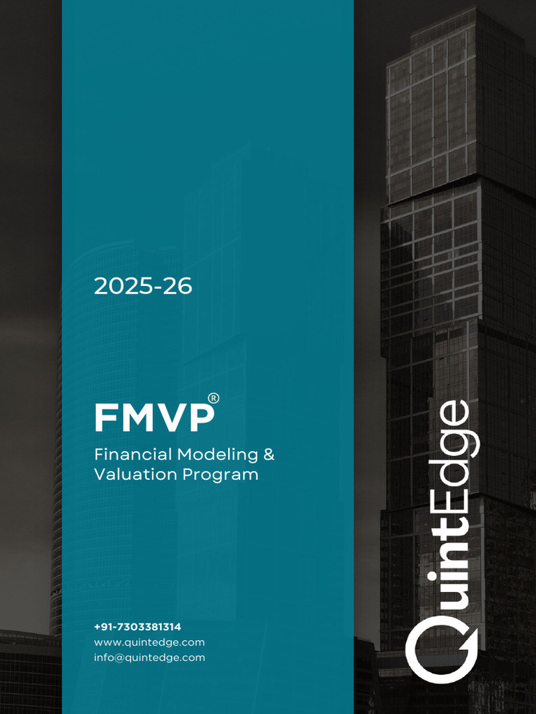 Quintedge IB Brochure | PDF | Discounted Cash Flow | Mergers And ...