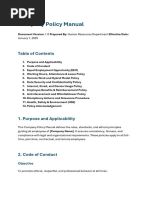 TCS Work Rules and Regulations Overview | PDF
