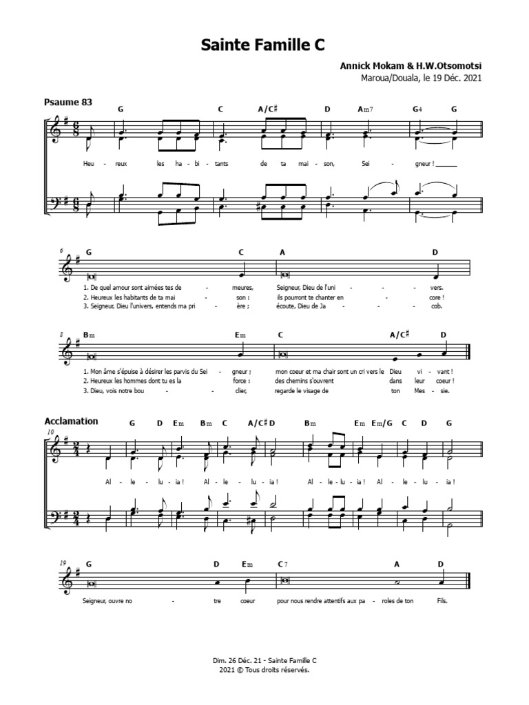 Psaume 23 | PDF